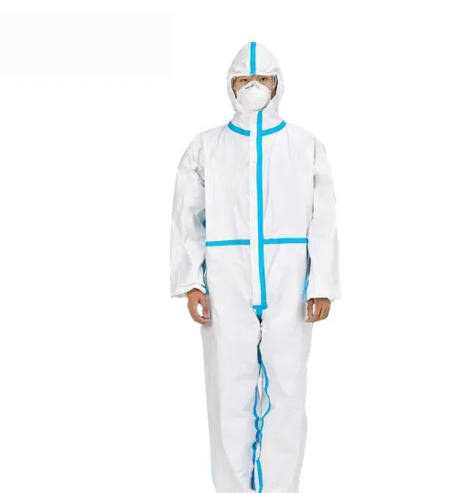 Liquid Chemicals Resistance Disposable Microporous Type 4/5/6 Coverall 