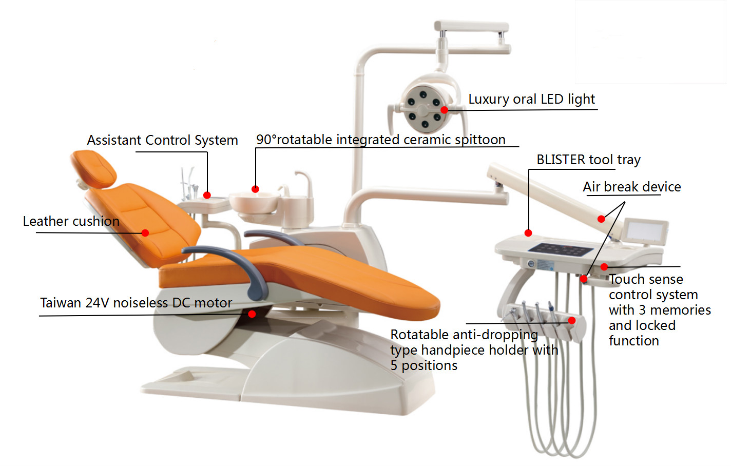 FD-350 dental chair unit