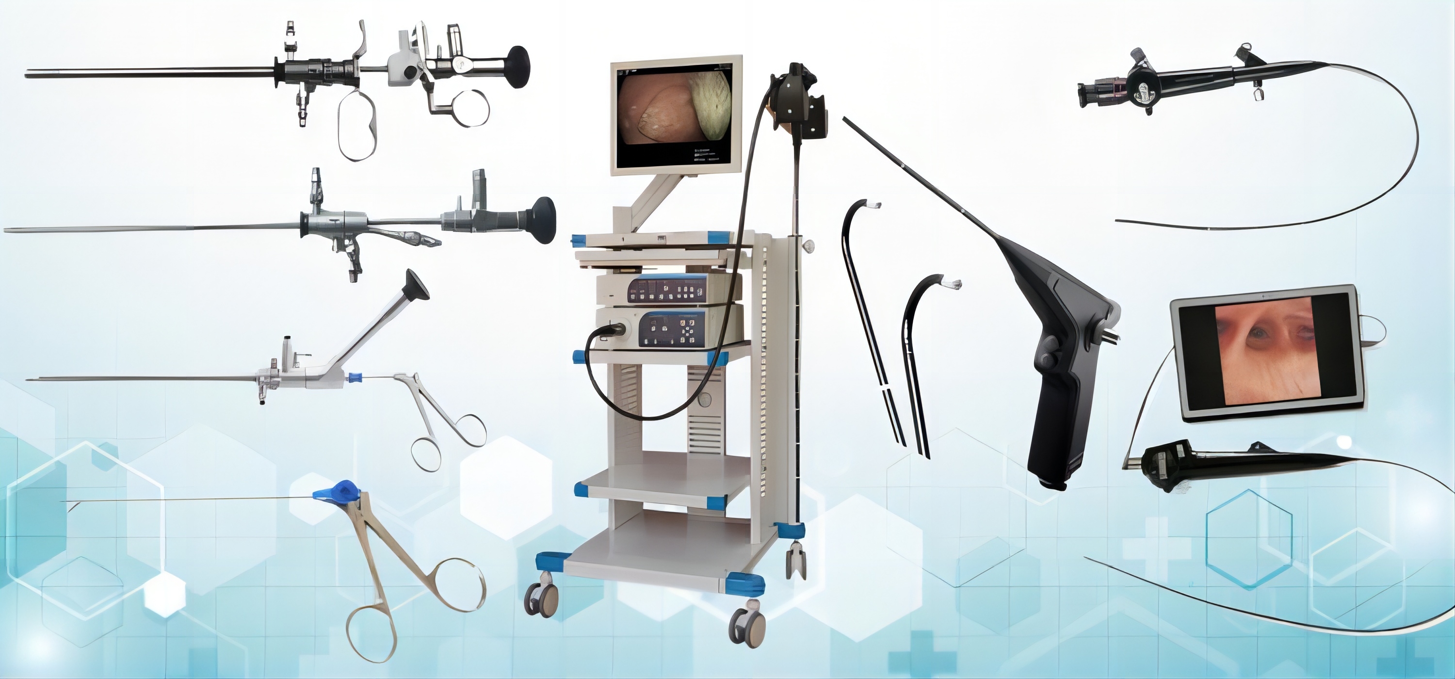 Video Gastroscope Colonoscope System & Bronchoscope & Rigid Endoscope